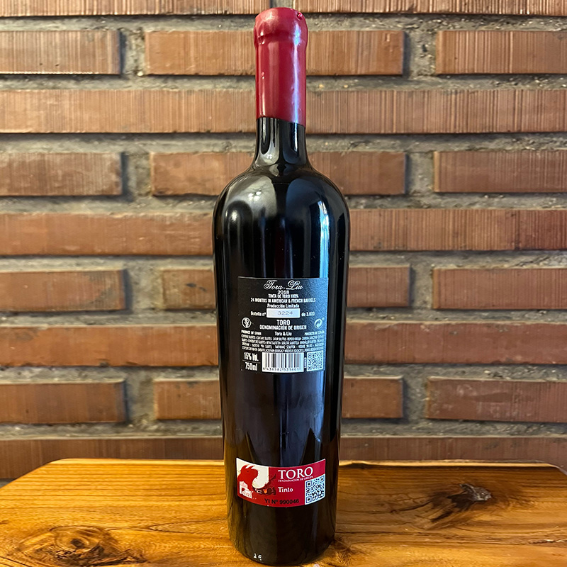 Sol de invierno- Tinto Toro- Tora & Liu wines